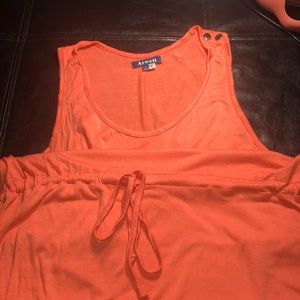 Maxi dress melon color